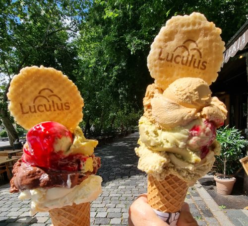 Das allererste Eis auf der Reise